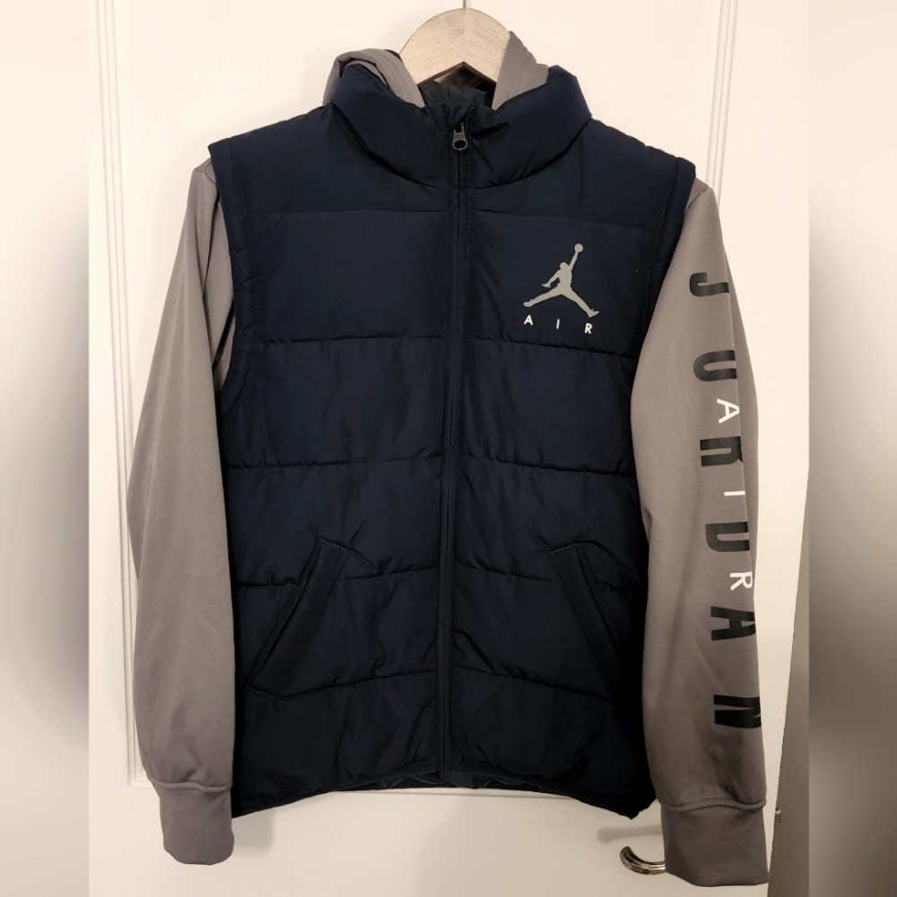 Air Jordan Sweatshirt Vest Youth L
